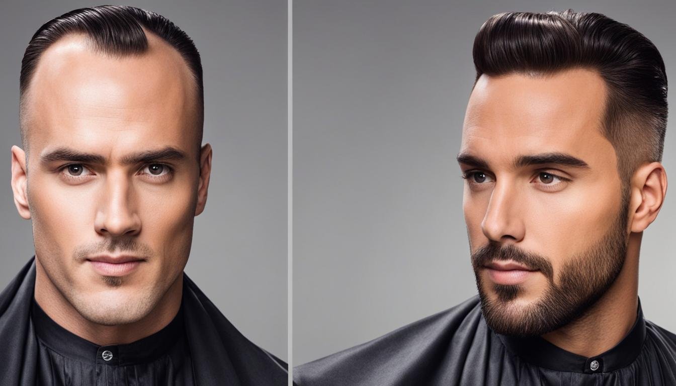 haircuts for big foreheads men