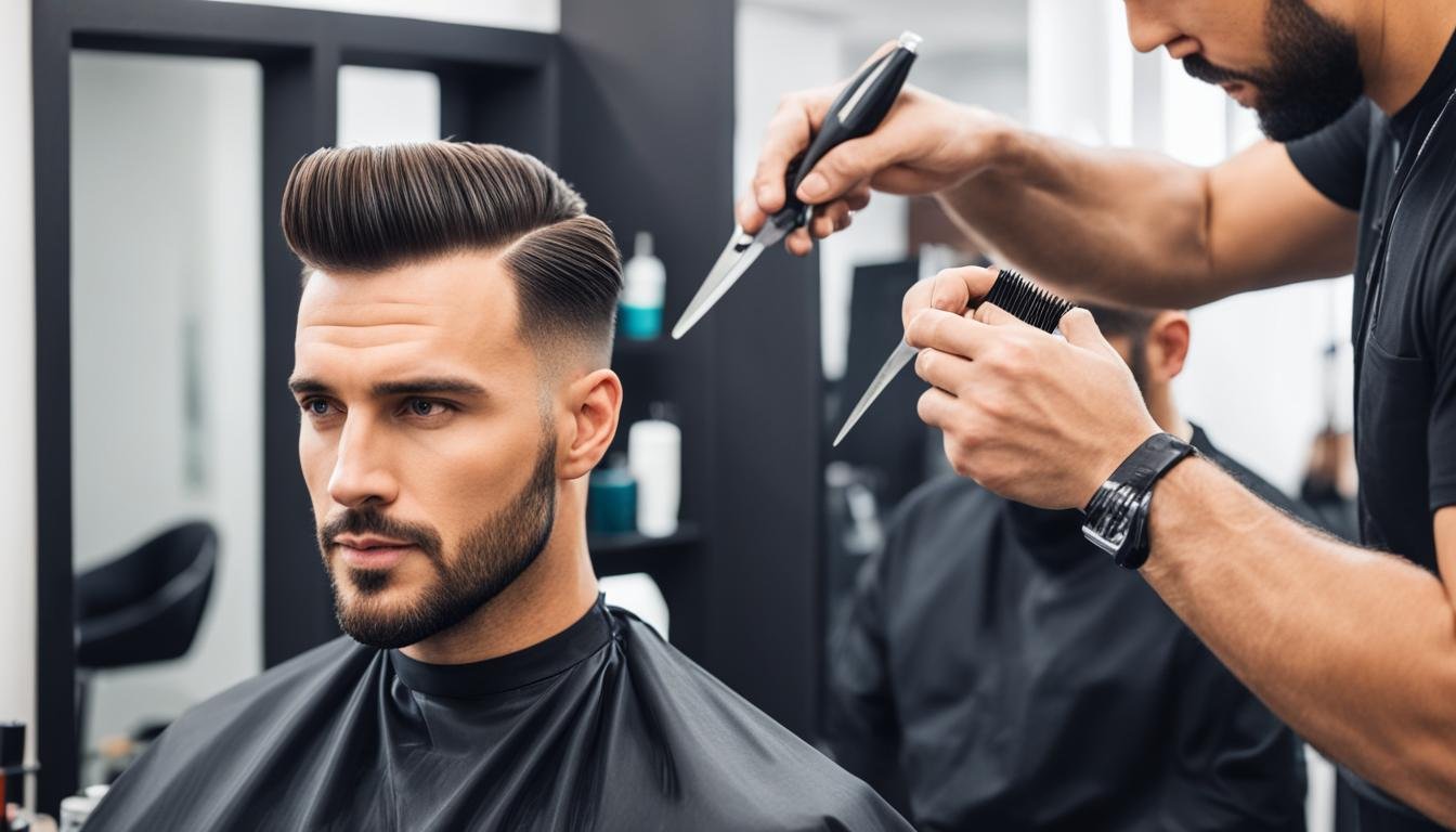 haircuts for guys with high foreheads