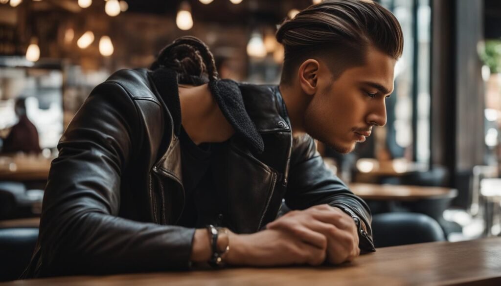 man bun