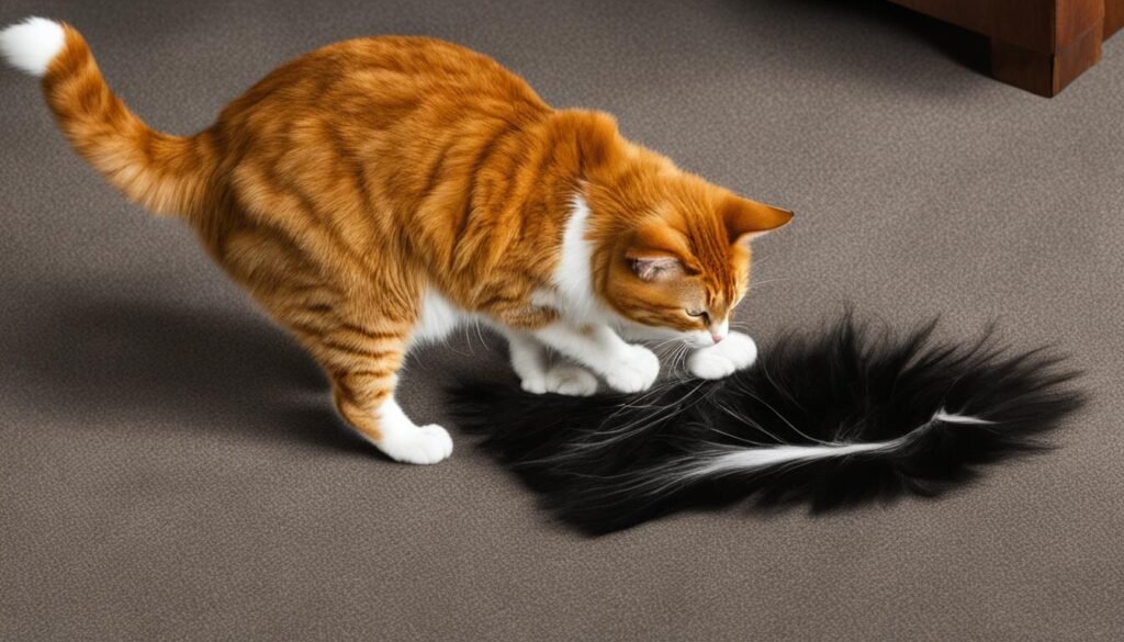 cat hair loss causes